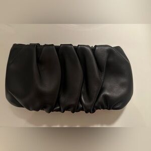 Staud Bean Bag, 100% Leather, Black (Evening Bag, Clutch)